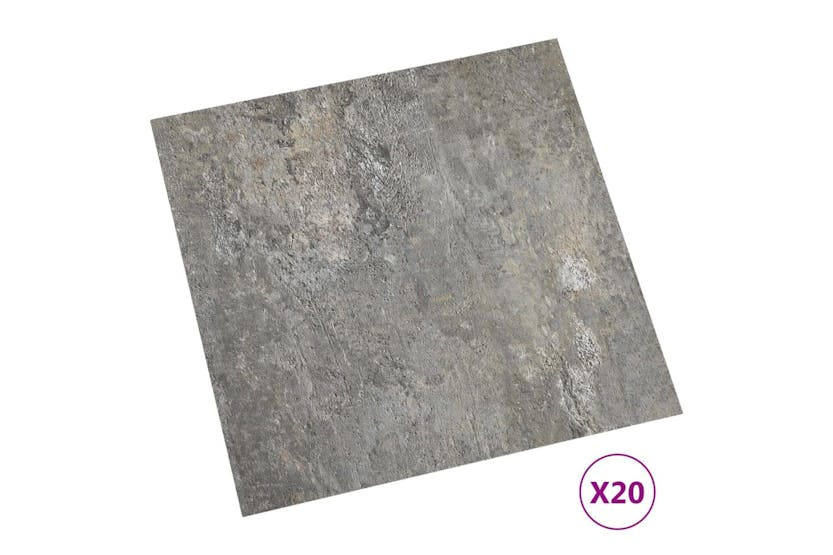 Vidaxl Self-adhesive Flooring Planks 20 Pcs Pvc 1.86 M² Grey Vidaxl Self-adhesive Flooring Planks 20 Pcs Pvc 1.86 M² Grey