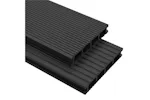 vidaXL 274825 WPC Decking Boards with Accessories | Anthracite vidaXL 274825 WPC Decking Boards with Accessories | Anthracite