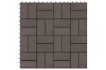 vidaXL 277810 22 Pcs Decking Tiles 30x30cm 2 Sqm Wpc Dark B vidaXL 277810 22 Pcs Decking Tiles 30x30cm 2 Sqm Wpc Dark B