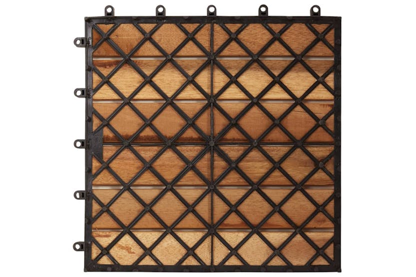 vidaXL 271791 Decking Tiles Vertical Pattern 30 vidaXL 271791 Decking Tiles Vertical Pattern 30