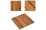 vidaXL 271791 Decking Tiles Vertical Pattern 30 vidaXL 271791 Decking Tiles Vertical Pattern 30
