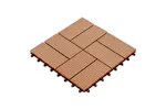 vidaXL 277809 22 Pcs Decking Tiles 30x30cm 2 Sqm Wpc Teak C vidaXL 277809 22 Pcs Decking Tiles 30x30cm 2 Sqm Wpc Teak C