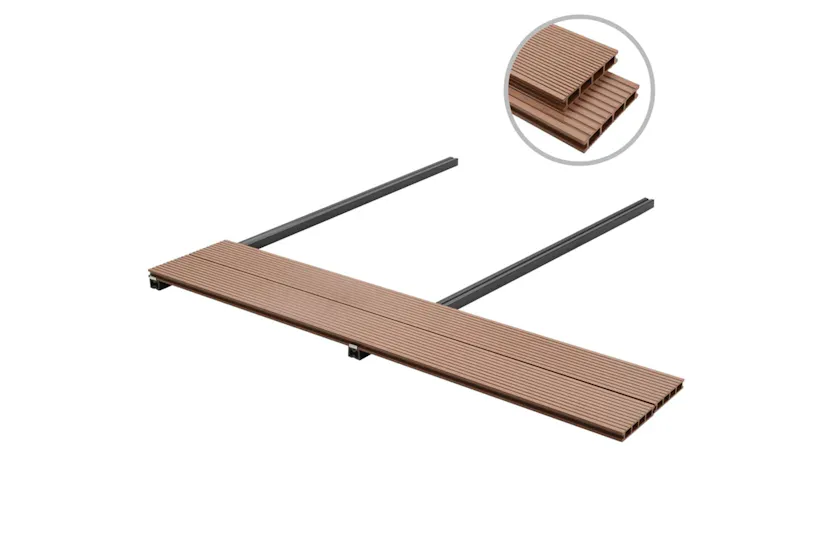 vidaXL 273812 Wpc Decking Boards With Accessories 30 M2 2.2 vidaXL 273812 Wpc Decking Boards With Accessories 30 M2 2.2