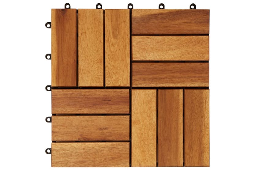 vidaXL 271793 Decking Tiles 30 X 30cm Acacia S vidaXL 271793 Decking Tiles 30 X 30cm Acacia S