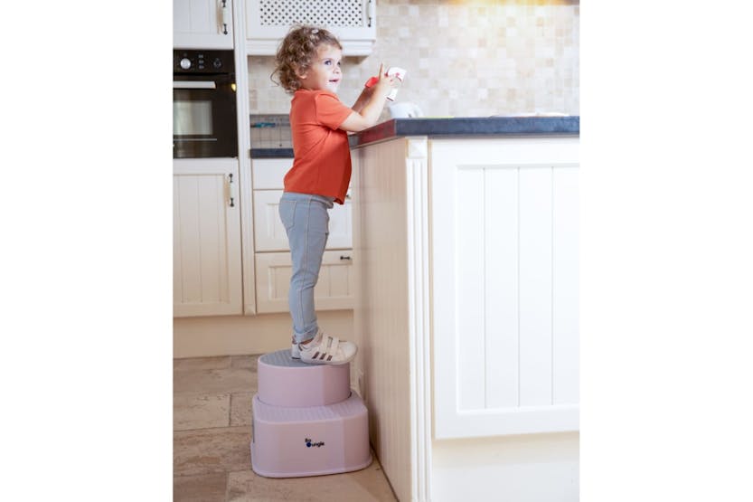 Bo Jungle 442951 Step Up Stool Pink Bo Jungle 442951 Step Up Stool Pink