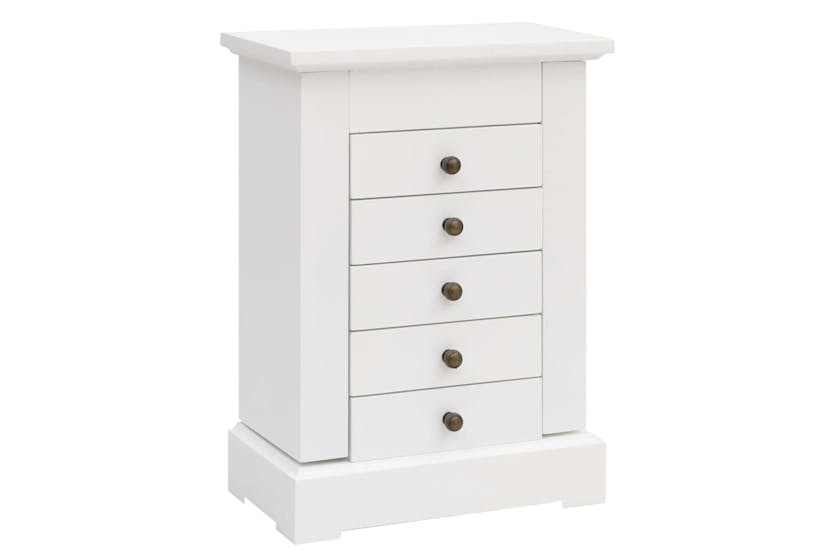 vidaXL 245753 Jewellry Case With Mirror Mdf 25x13.5x34cm vidaXL 245753 Jewellry Case With Mirror Mdf 25x13.5x34cm