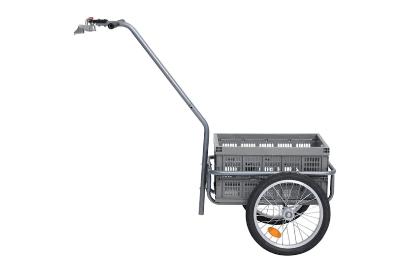 vidaXL 92598 Bicycle Cargo Trailer With 50 L Foldable Transp vidaXL 92598 Bicycle Cargo Trailer With 50 L Foldable Transp