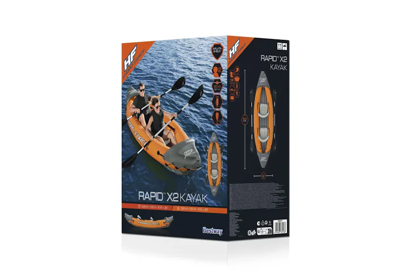 Bestway 93789 Hydro-force Rapid X2 Inflatable Kayak Set Bestway 93789 Hydro-force Rapid X2 Inflatable Kayak Set