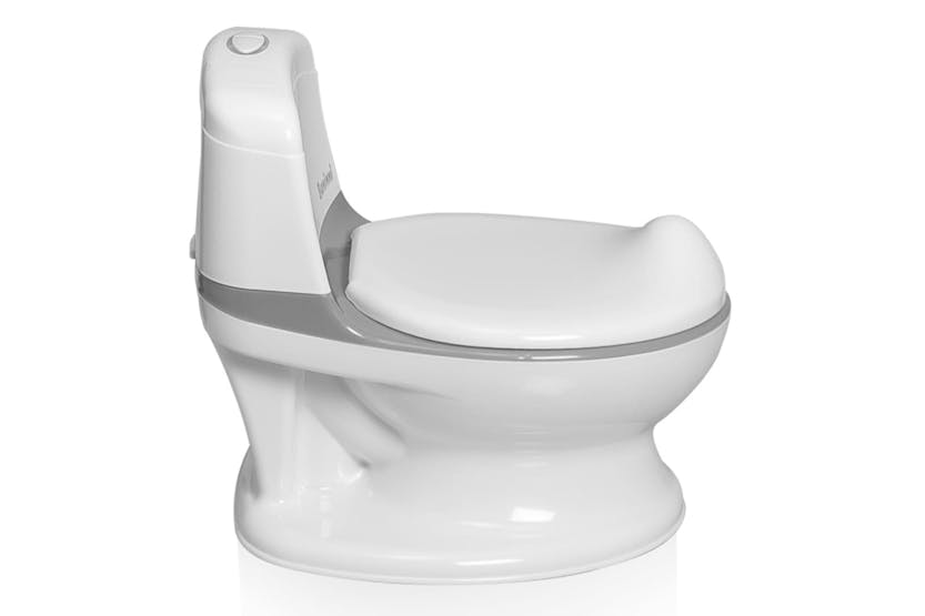 Baninni 426396 Potty Trainer With Sound Pippe Grey And White Baninni 426396 Potty Trainer With Sound Pippe Grey And White
