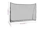 vidaXL 93751 Golf Practice Net Black And Red 305x91x213cm P vidaXL 93751 Golf Practice Net Black And Red 305x91x213cm P
