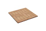 vidaXL 45027 11 Pcs Decking Tiles Wpc 30x30cm 1 Sqm Teak Co vidaXL 45027 11 Pcs Decking Tiles Wpc 30x30cm 1 Sqm Teak Co
