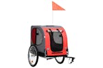 Vidaxl Pet Bike Trailer Red And Black Vidaxl Pet Bike Trailer Red And Black