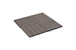 vidaXL 277802 22 Pcs Decking Tiles 30x30cm 2 Sqm Wpc Brown vidaXL 277802 22 Pcs Decking Tiles 30x30cm 2 Sqm Wpc Brown