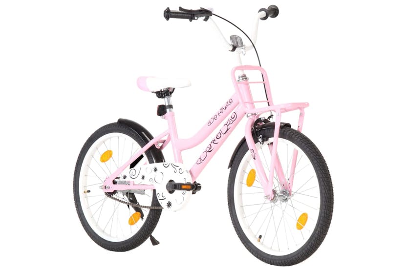 vidaXL 92197 Kids Bike With Front Carrier 20 Inch Pink And B vidaXL 92197 Kids Bike With Front Carrier 20 Inch Pink And B