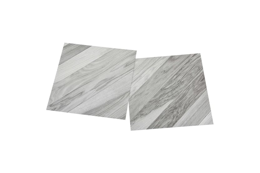 Vidaxl Self-adhesive Flooring Planks 55 Pcs Pvc 5.11 M² Grey Striped Vidaxl Self-adhesive Flooring Planks 55 Pcs Pvc 5.11 M² Grey Striped