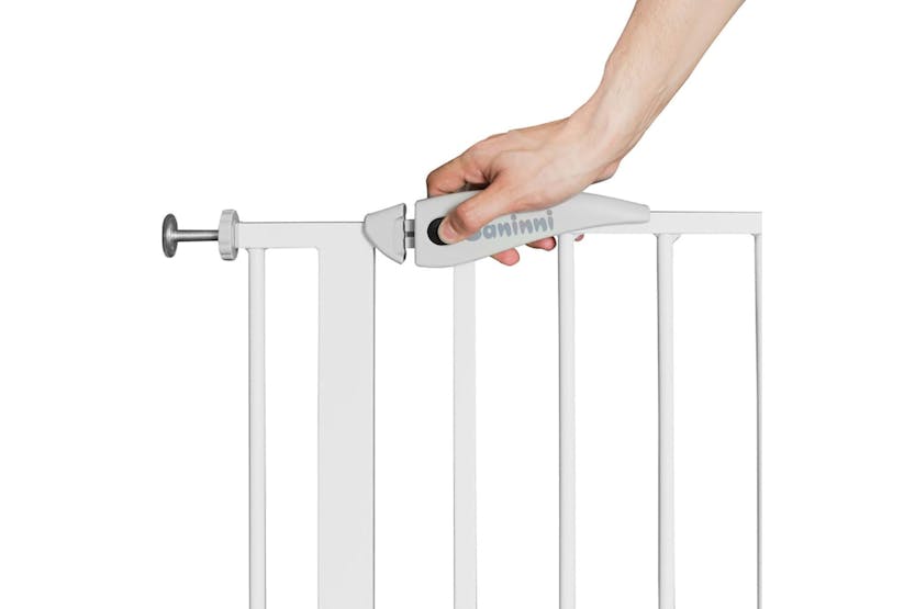 Baninni 422942 Safety Gate Vicino Metal 75-85 Cm White Bnsf0 Baninni 422942 Safety Gate Vicino Metal 75-85 Cm White Bnsf0