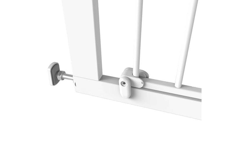Noma 419489 Safety Gate Easy Pressure Fit 75-82 Cm Metal Whi Noma 419489 Safety Gate Easy Pressure Fit 75-82 Cm Metal Whi