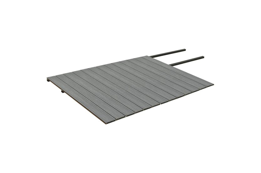 vidaXL 3070466 Wpc Decking Boards With Accessories Brown And vidaXL 3070466 Wpc Decking Boards With Accessories Brown And