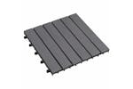 vidaXL 3054433 Decking Tiles 30 Pcs Grey Wash 30x30cm Solid vidaXL 3054433 Decking Tiles 30 Pcs Grey Wash 30x30cm Solid