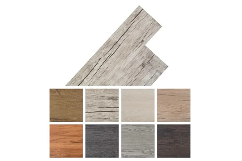 Vidaxl Self-adhesive Pvc Flooring Planks 5.21 M² 2 Mm Oak Washed Vidaxl Self-adhesive Pvc Flooring Planks 5.21 M² 2 Mm Oak Washed