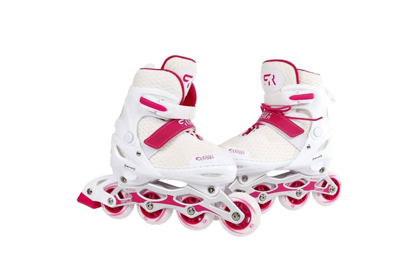 Street Rider 441241 Adjustable Inline Skates Pro White Size Street Rider 441241 Adjustable Inline Skates Pro White Size