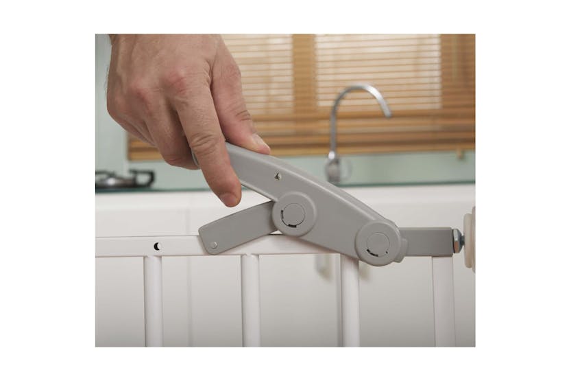 Fenss 421709 Safety Gate Oslo 73-107 Cm Metal White 64633 Fenss 421709 Safety Gate Oslo 73-107 Cm Metal White 64633