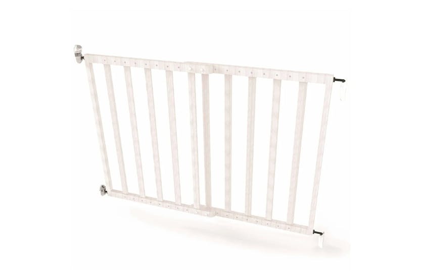 Noma 419485 Extending Safety Gate 63.5-106 Cm Wood White 941 Noma 419485 Extending Safety Gate 63.5-106 Cm Wood White 941