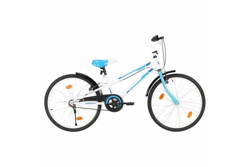 vidaXL 92184 Kids Bike 24 Inch Blue And White vidaXL 92184 Kids Bike 24 Inch Blue And White
