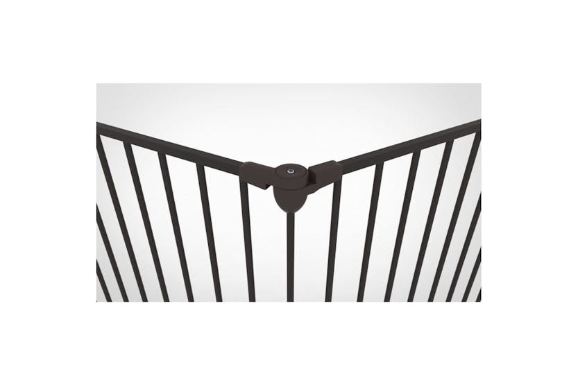 Noma 443366 3-panel Safety Gate Modular Metal Black Noma 443366 3-panel Safety Gate Modular Metal Black