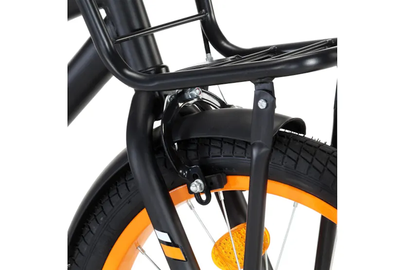 vidaXL 92191 Kids Bike With Front Carrier 18 Inch Black And vidaXL 92191 Kids Bike With Front Carrier 18 Inch Black And