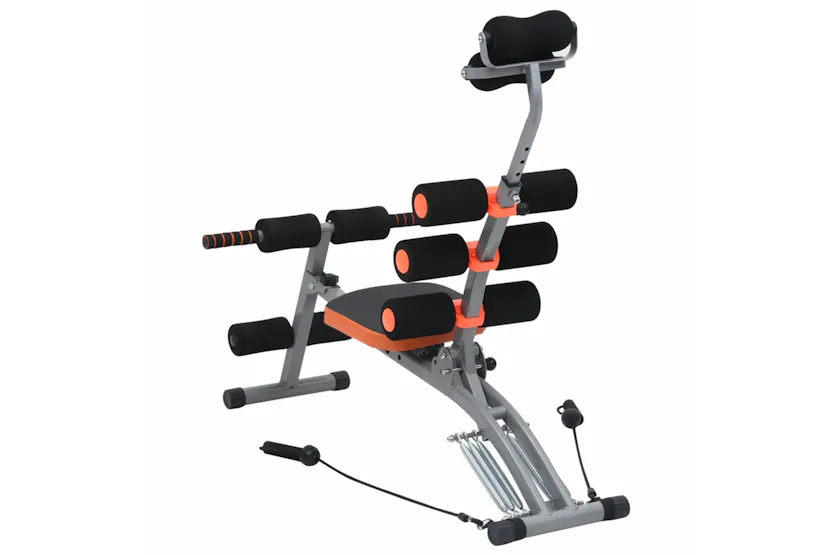 vidaXL 92478 L-shaped Abdominal Trainer With Elastic Strings vidaXL 92478 L-shaped Abdominal Trainer With Elastic Strings