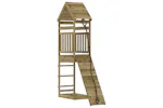 vidaXL 3156900 Playhouse With Climbing Wall Impregnated Wood Pine vidaXL 3156900 Playhouse With Climbing Wall Impregnated Wood Pine