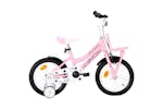 vidaXL 92194 Kids Bike With Front Carrier 14 Inch White And vidaXL 92194 Kids Bike With Front Carrier 14 Inch White And