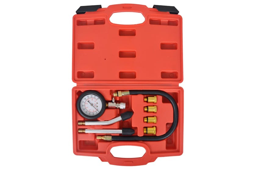 vidaXL 210408 8 Piece Petrol Engine Compression Tester Kit vidaXL 210408 8 Piece Petrol Engine Compression Tester Kit