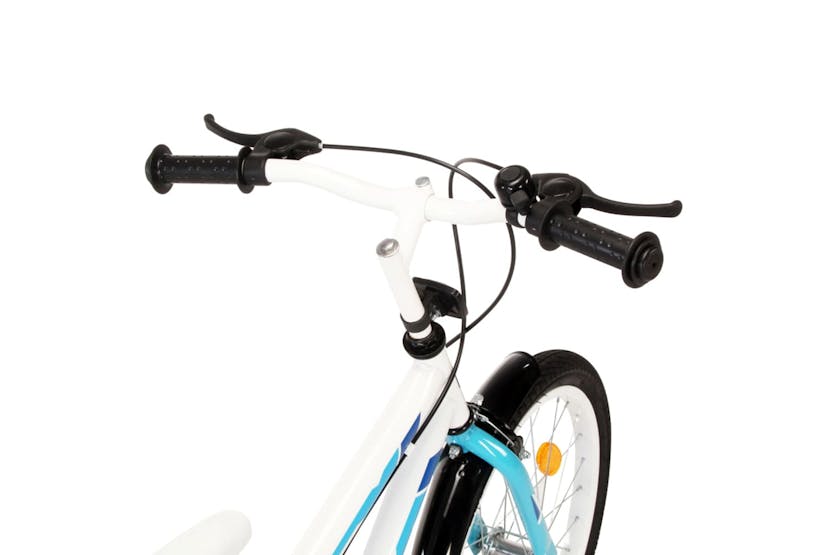 vidaXL 92182 Kids Bike 18 Inch Blue And White vidaXL 92182 Kids Bike 18 Inch Blue And White