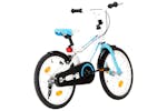 vidaXL 92182 Kids Bike 18 Inch Blue And White vidaXL 92182 Kids Bike 18 Inch Blue And White