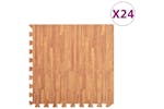 vidaXL 92460 Floor Mats 24 Pcs Wood Grain 8.64 á Eva Foam vidaXL 92460 Floor Mats 24 Pcs Wood Grain 8.64 á Eva Foam