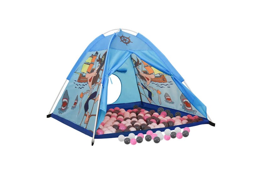 vidaXL 3107744 Children Play Tent With 250 Balls Blue 120x120x90cm vidaXL 3107744 Children Play Tent With 250 Balls Blue 120x120x90cm