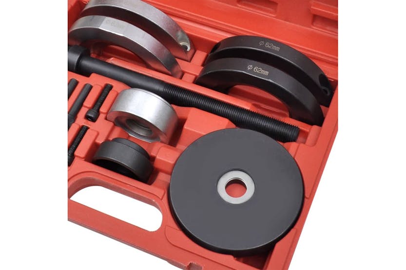 vidaXL 210339 16 Pcs Wheel Hub Bearing Tool Kit 62mm For Vag vidaXL 210339 16 Pcs Wheel Hub Bearing Tool Kit 62mm For Vag