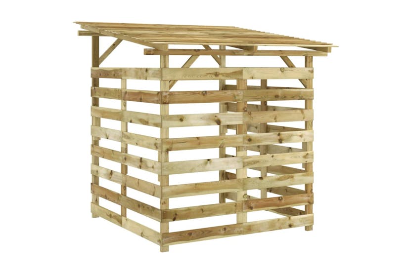 vidaXL 43325 Garden Firewood Storage Shed Impregnated Pinewood vidaXL 43325 Garden Firewood Storage Shed Impregnated Pinewood