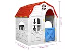 vidaXL 92577 Kids Foldable Playhouse With Working Door And Windows vidaXL 92577 Kids Foldable Playhouse With Working Door And Windows