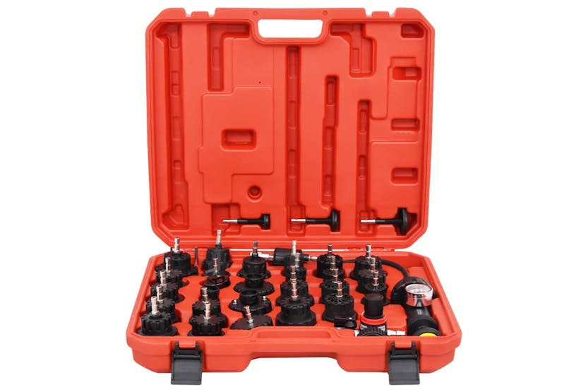 vidaXL 210660 32 Piece Universal Car Water Tank Pressure Gauge Set vidaXL 210660 32 Piece Universal Car Water Tank Pressure Gauge Set
