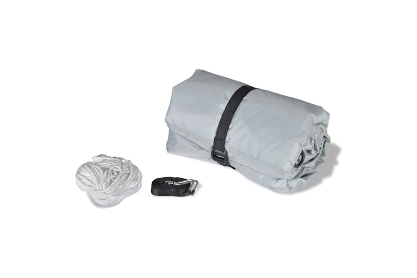 vidaXL 279107 Boat Covers 2 Pcs Grey Length 488-564cm Width 239cm vidaXL 279107 Boat Covers 2 Pcs Grey Length 488-564cm Width 239cm