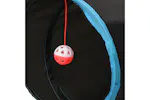 vidaXL 172183 Cat Tunnel 4-way Black And Blue 132cm Polyester vidaXL 172183 Cat Tunnel 4-way Black And Blue 132cm Polyester