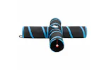 vidaXL 172183 Cat Tunnel 4-way Black And Blue 132cm Polyester vidaXL 172183 Cat Tunnel 4-way Black And Blue 132cm Polyester