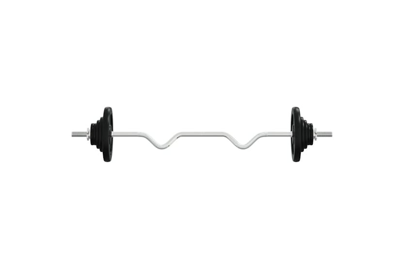 vidaXL 93629 Barbell With Plates Set 30 Kg vidaXL 93629 Barbell With Plates Set 30 Kg