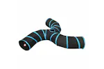 vidaXL 172186 Cat Tunnel 3-way Black And Blue 25cm Polyester vidaXL 172186 Cat Tunnel 3-way Black And Blue 25cm Polyester