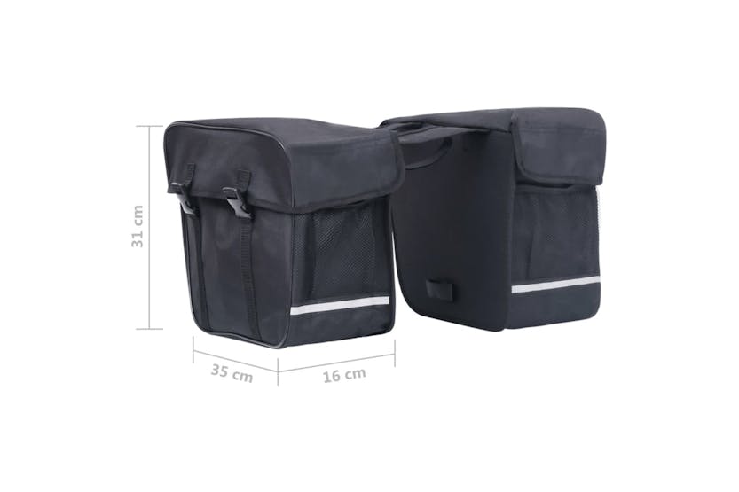 vidaXL 93250 Double Bicycle Bag For Pannier Rack Waterproof vidaXL 93250 Double Bicycle Bag For Pannier Rack Waterproof