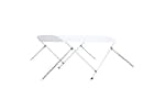 vidaXL 93125 2 Bow Bimini Top White 180x150x110cm vidaXL 93125 2 Bow Bimini Top White 180x150x110cm