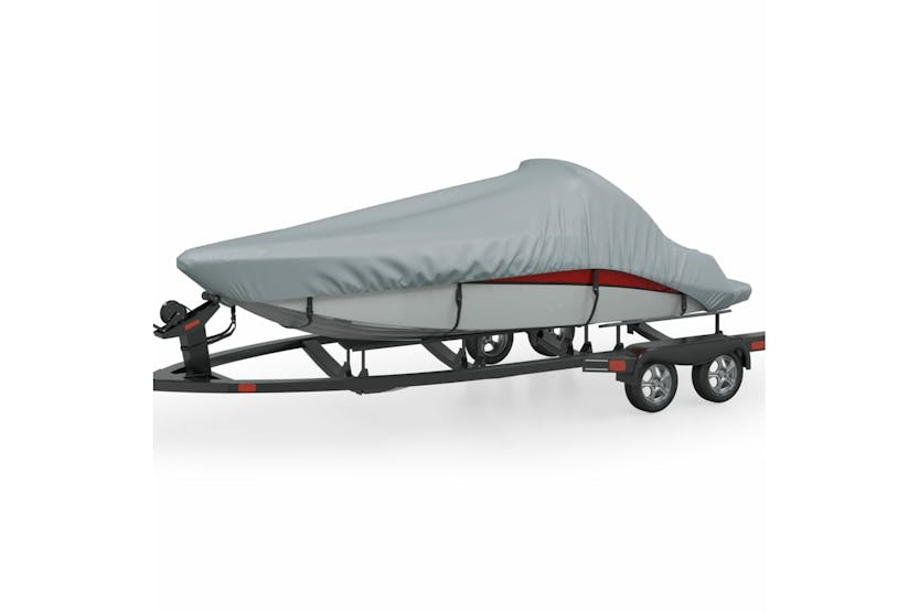 vidaXL 90428 Boat Cover Grey Length 488-564cm Width 239cm vidaXL 90428 Boat Cover Grey Length 488-564cm Width 239cm